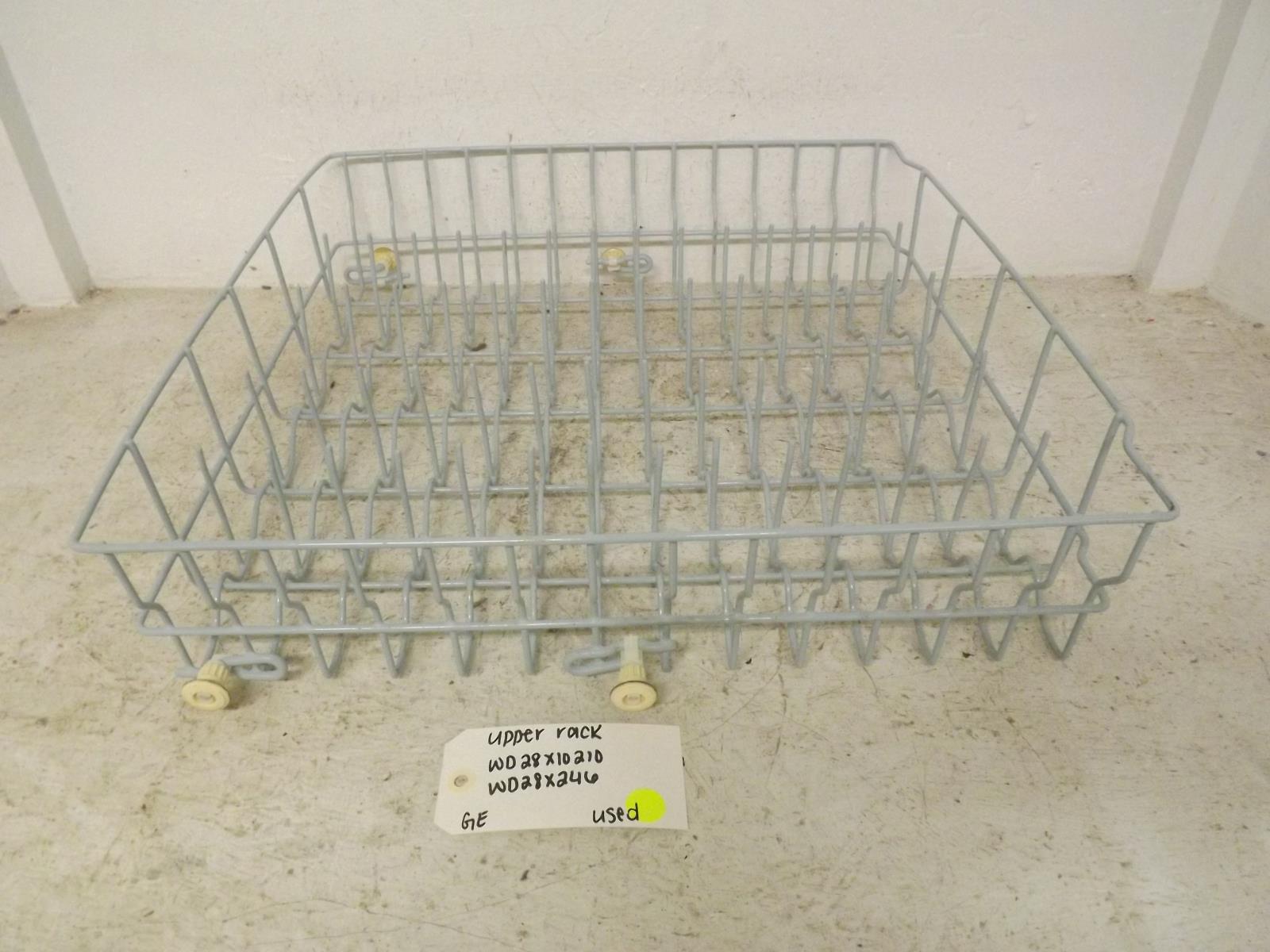 GE Dishwasher WD28X10210 WD28X246 Upper Rack Used GE Dishwasher WD28X10210 WD28X246 Upper Rack Used